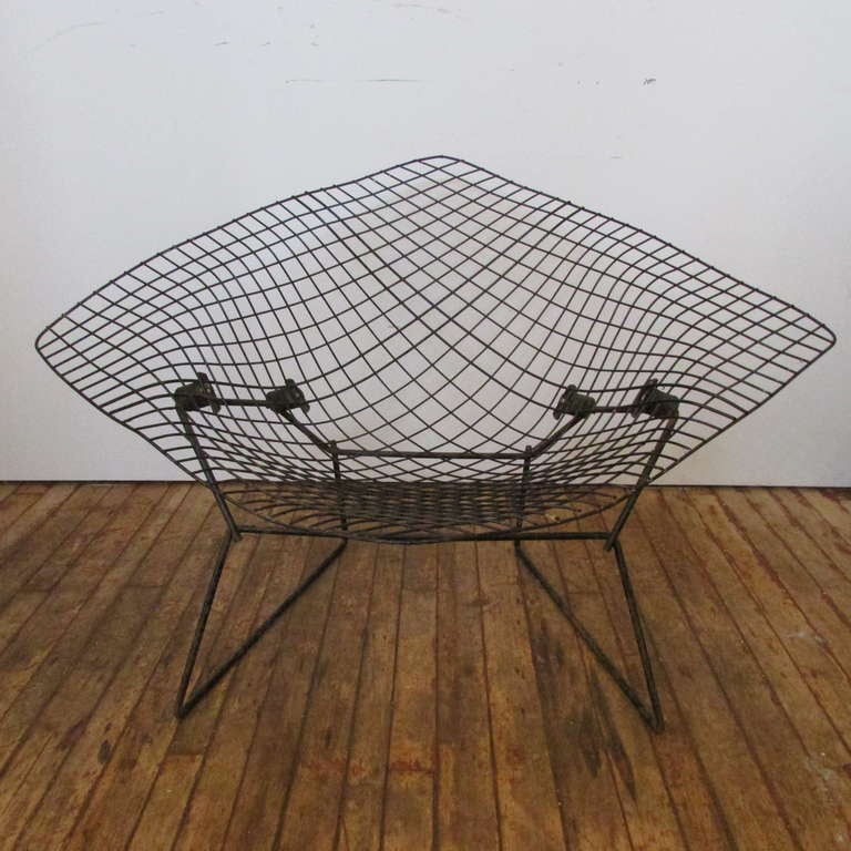 Mid-Century Modern Large Diamond Chair By Harry Bertoia For Knoll
