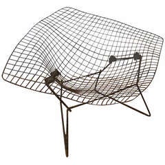 Large Diamond Chair By Harry Bertoia For Knoll