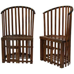 Mid 20th Century Lobster Trap Chairs