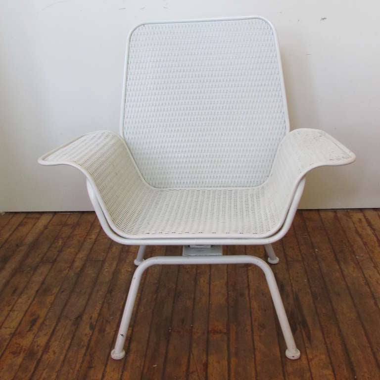 Mid Century Wicker Chairs at 1stdibs