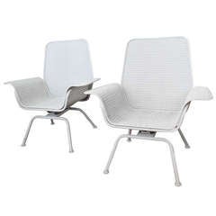 Mid Century Wicker Chairs