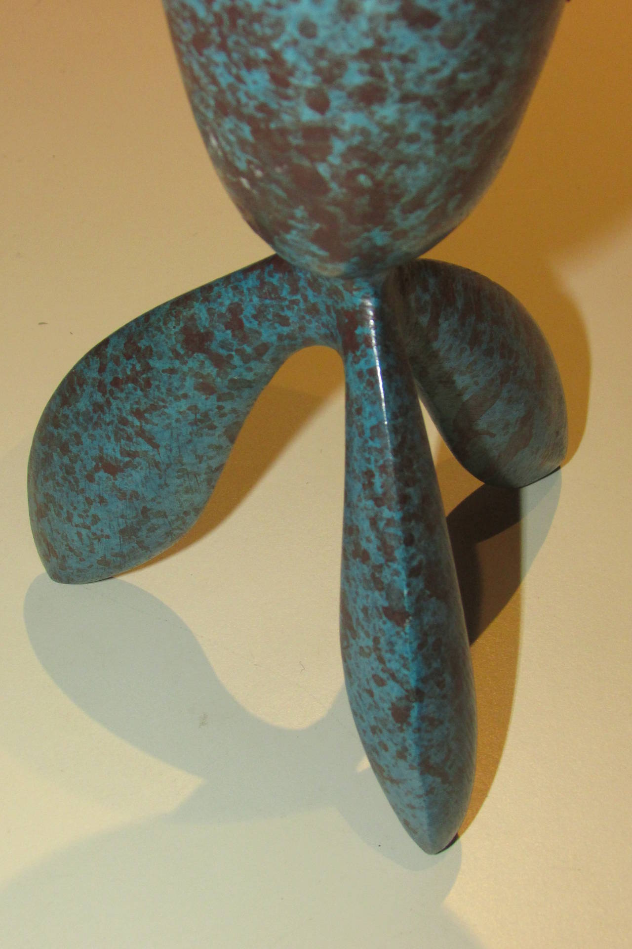 Patinated Bronze Presentation Vessel by Wendell Castle, 1994