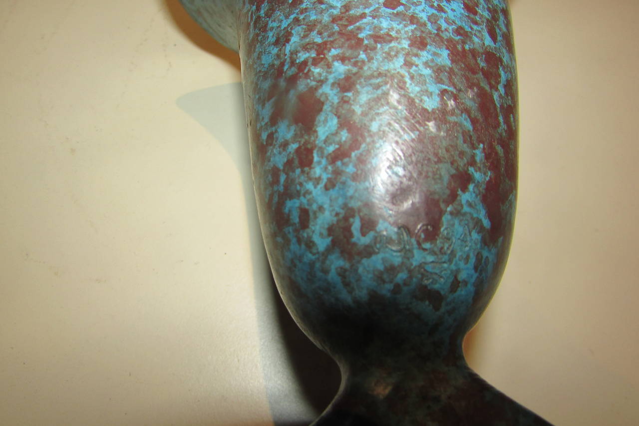 Bronze Presentation Vessel by Wendell Castle, 1994 In Good Condition In Rochester, NY