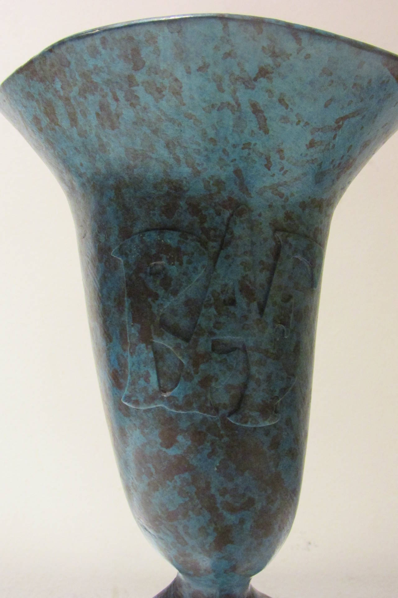 Post-Modern Bronze Presentation Vessel by Wendell Castle, 1994