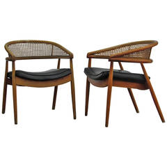 James Mont Style Lounge Chairs