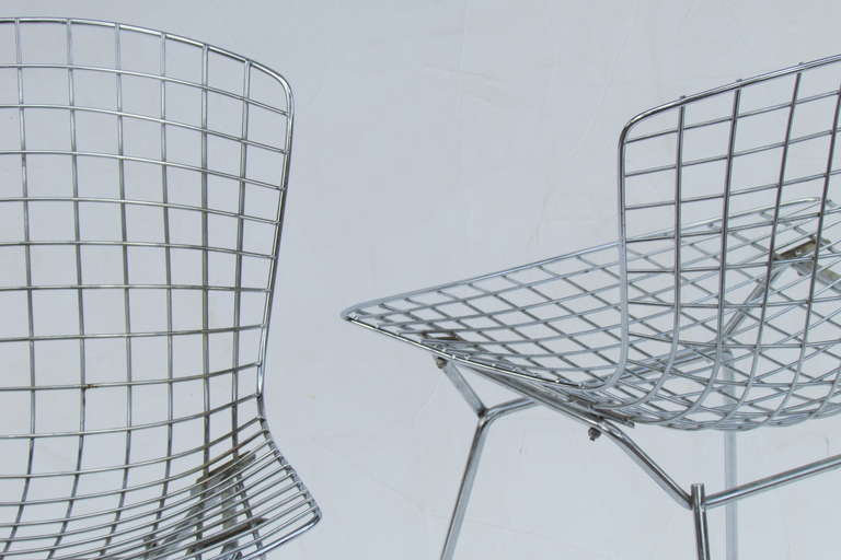 Harry Bertoia Wire Side Chairs 2