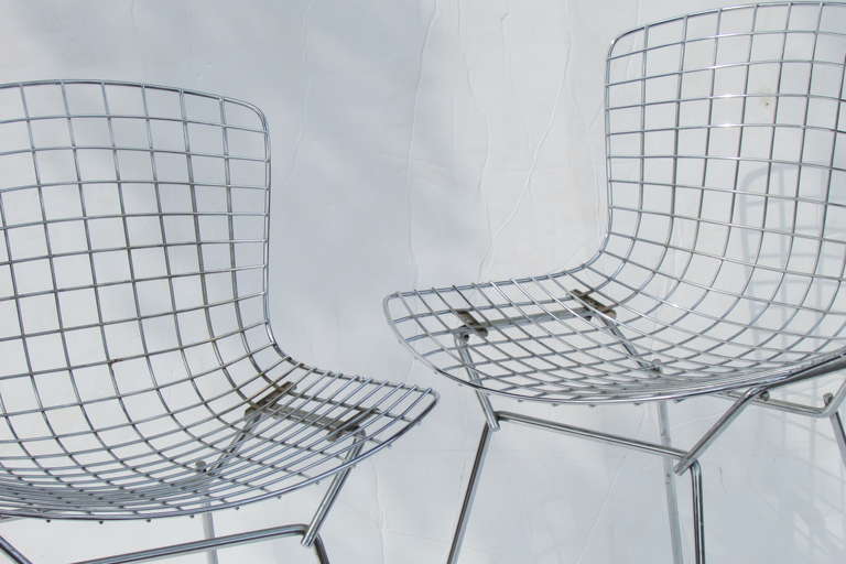Harry Bertoia Wire Side Chairs 1
