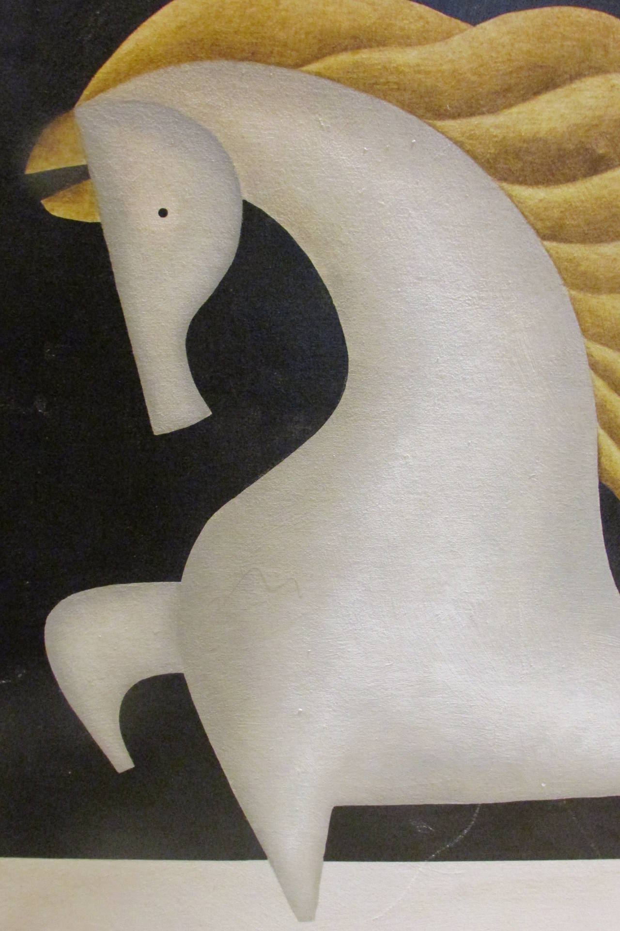 Mexican Modernist Painting of a Horse 1