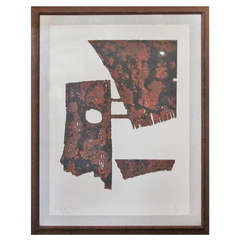 Signed & Numbered Sculptural Etching by Berto Lardera 3