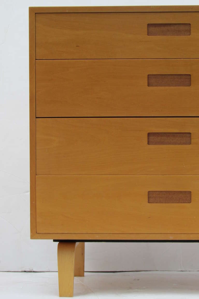 20th Century Four-Drawer Birch Chests by Clifford Pascoe