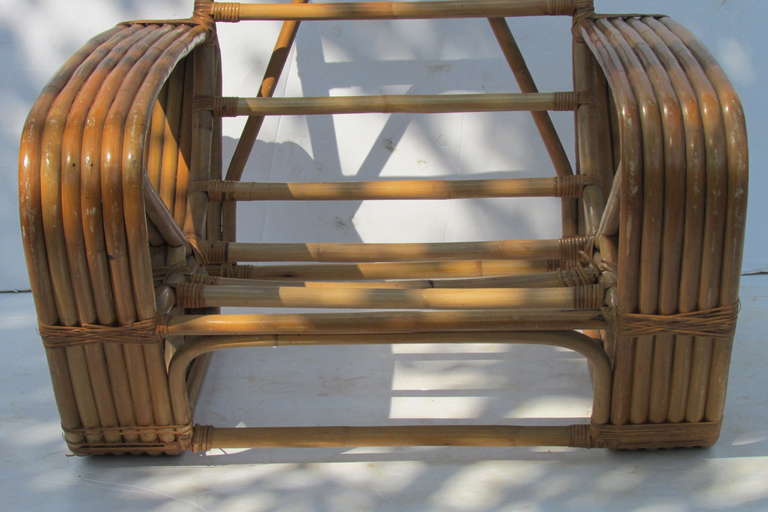  Rattan Lounge Chair Paul Frankl 1