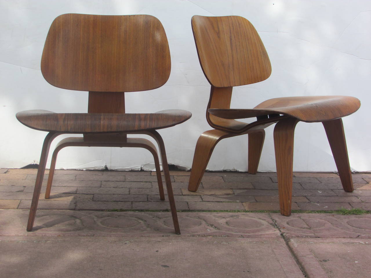 Early Eames LCW Lounge Chairs 2