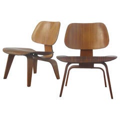 Early Eames LCW Lounge Chairs