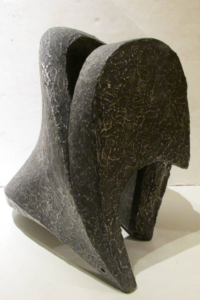 Mid-Century Modern Modernist Abstract Plaster Sculpture