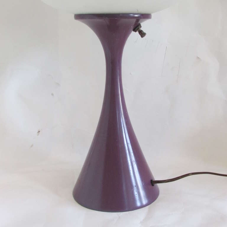 purple mushroom lamp