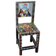 Painted Art Chair