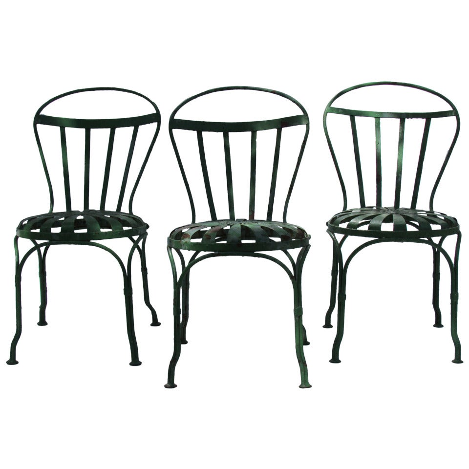 Early French Garden Chairs by Francois Carre