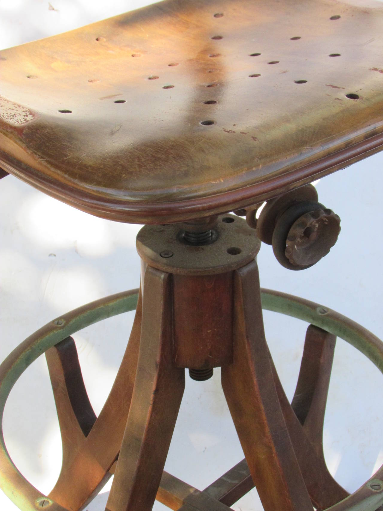antique drafting chair