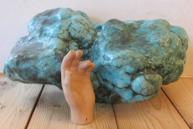 Massive Turquenite Mineral Specimen 4