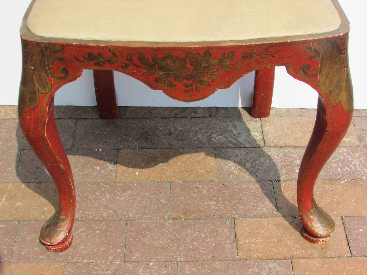 Carved 18th Century Style Venetian Chinoiserie Chair