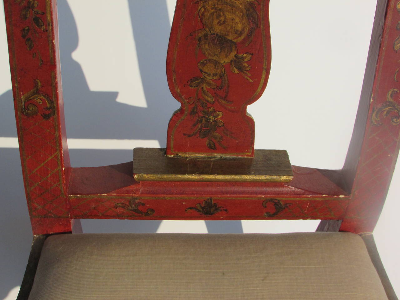 20th Century 18th Century Style Venetian Chinoiserie Chair