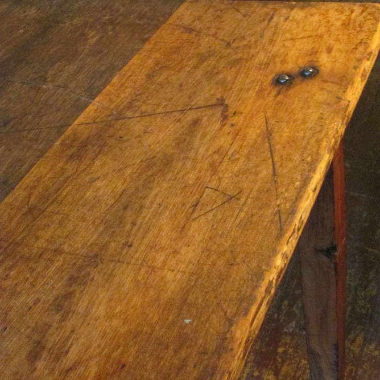 Antique American Folding Grange Table 2