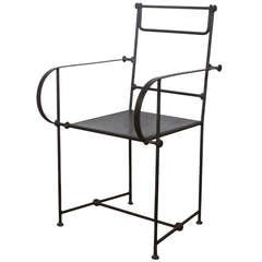 Early Modernist Forged Iron Chair