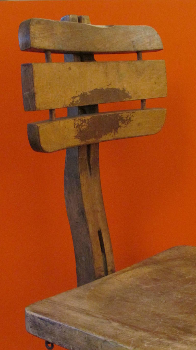 American Industrial Architect Chair Stool