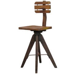 American Industrial Architect Chair Stool