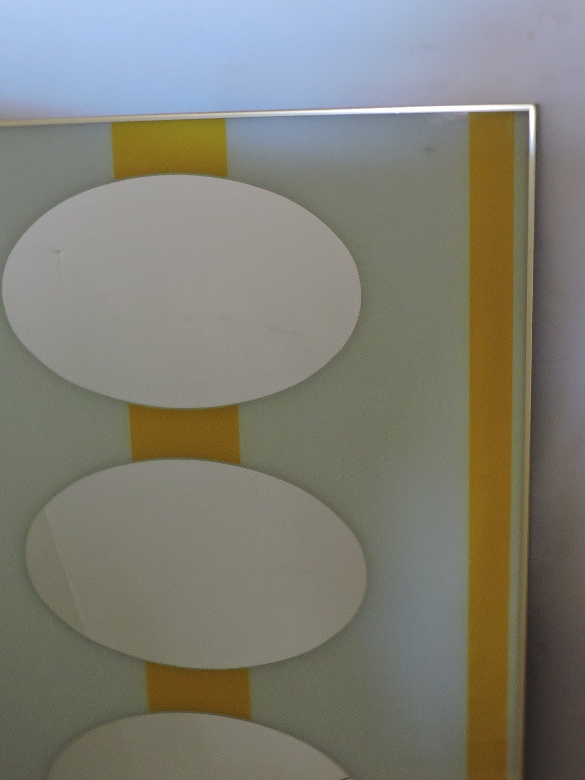 Turner Manufacturing Company Mirror Op Pop Art Graphic By Large Op Art Mirror For At 1stdibs