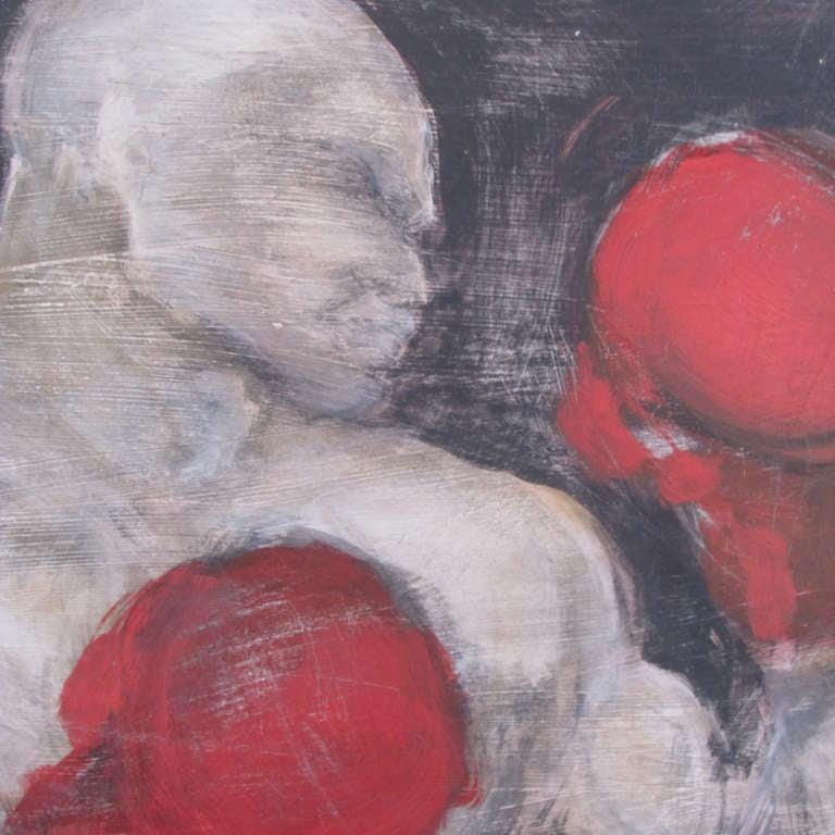 Boxing Painting at 1stdibs