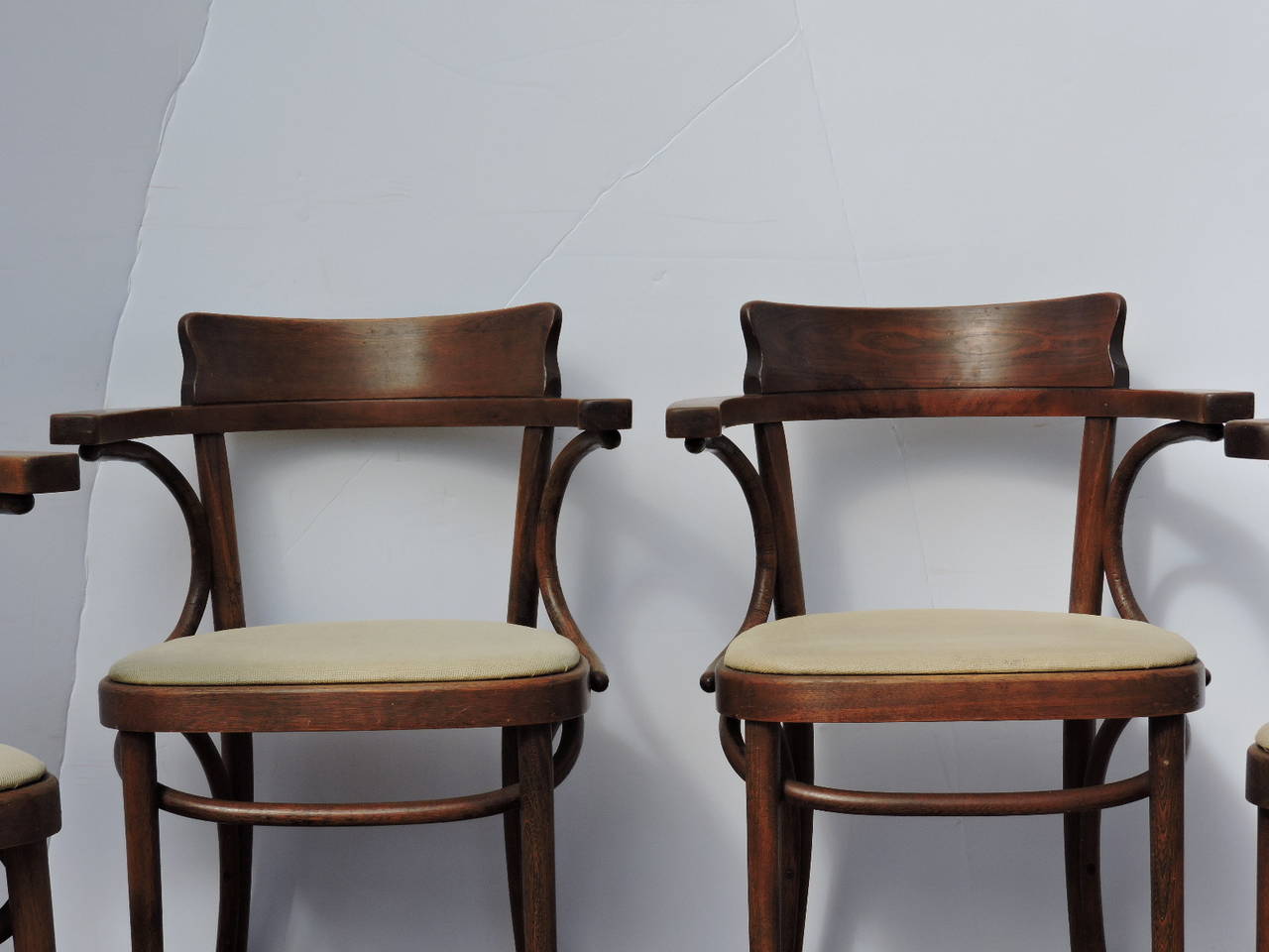 American Classic Antique Thonet Bentwood Cafe Armchairs