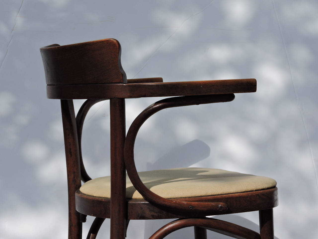 Classic Antique Thonet Bentwood Cafe Armchairs 3