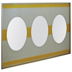 Large Op Art Mirror