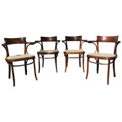 Classic Antique Thonet Bentwood Cafe Armchairs