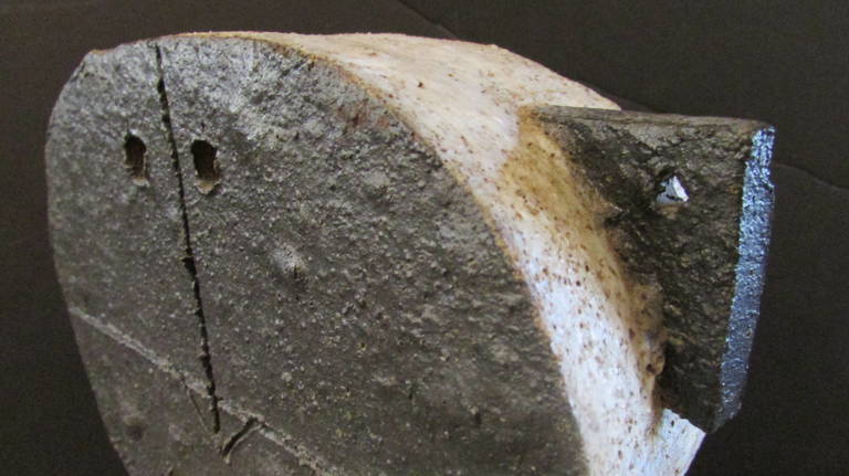 Primitive Modernist Ceramic Sculpture of a Cat 5