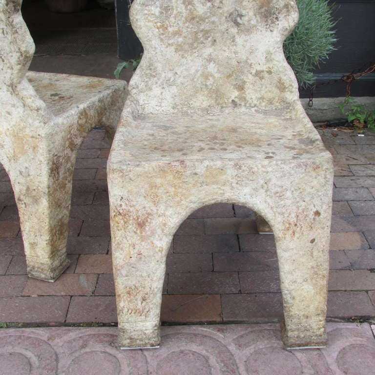 1970's Brutalist Artisan Chairs 1