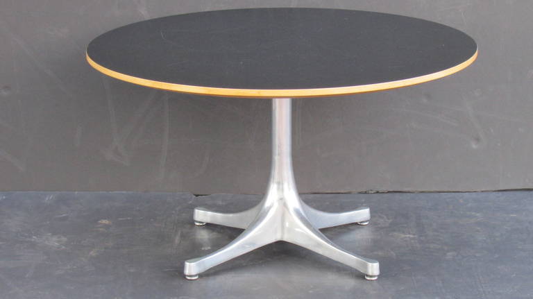 Mid-20th Century George Nelson Pedestal Base Table for Herman Miller