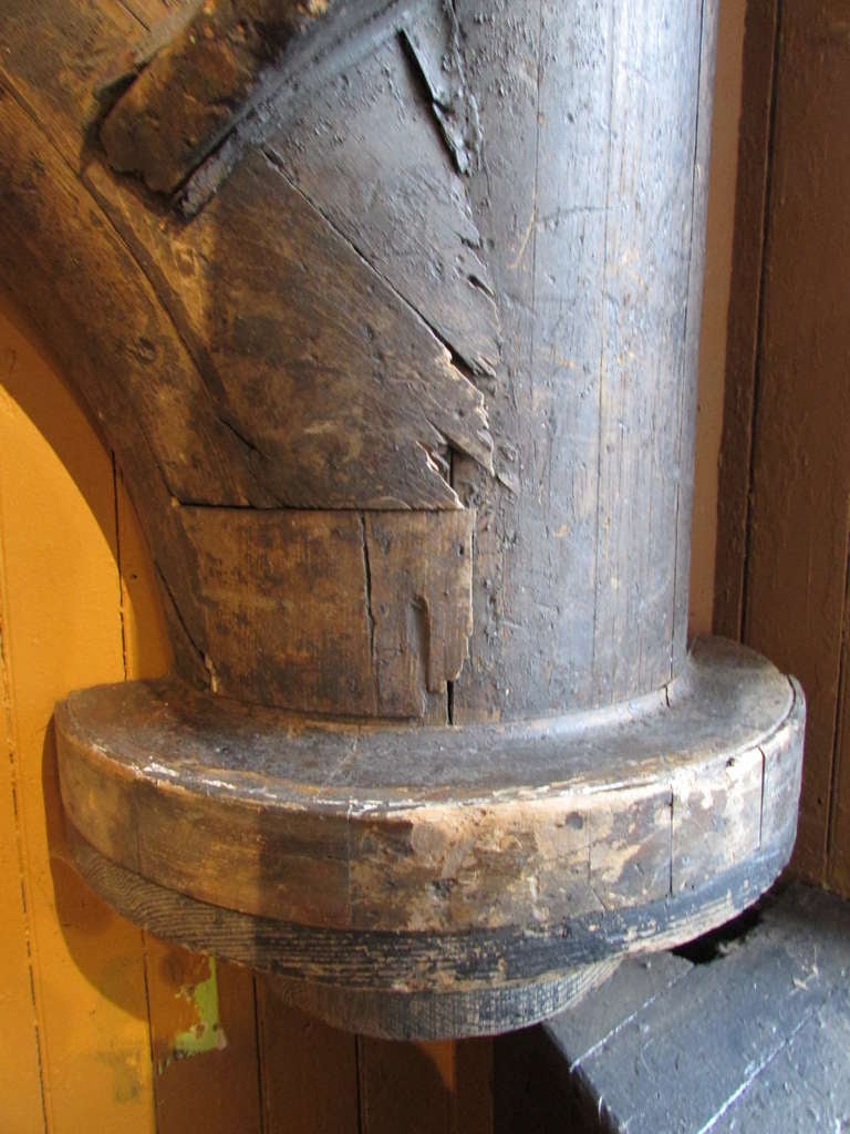 Antike amerikanische Industriegießerei-Muster-Form (Holz) im Angebot