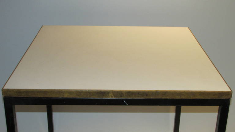 Finnish 1950's Steel and Laminate Table, Stendig Finland For Sale