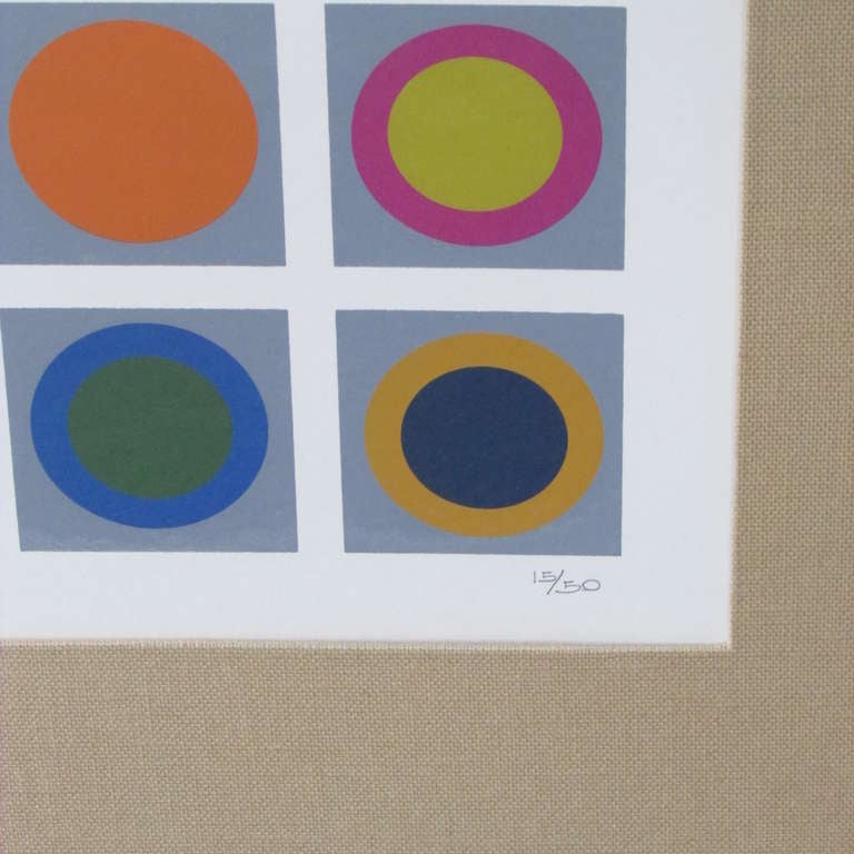 1970's Op-Art Serigraph In Good Condition In Rochester, NY