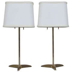 Gerald Thurston Brass Table Lamps For Stiffel