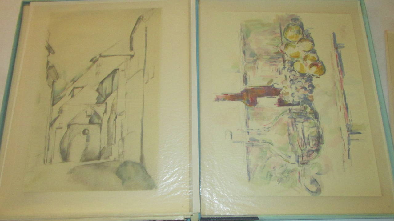 Cezanne - 15 aquarelles en fac-similé - Jacomet - 1ère édition limitée 72/225 1