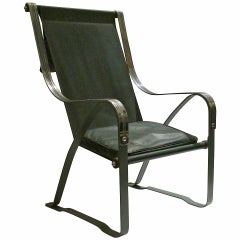 Machine Age Sling Chair by Salvatore Bevelacqua for Mckay Craft, 1930's