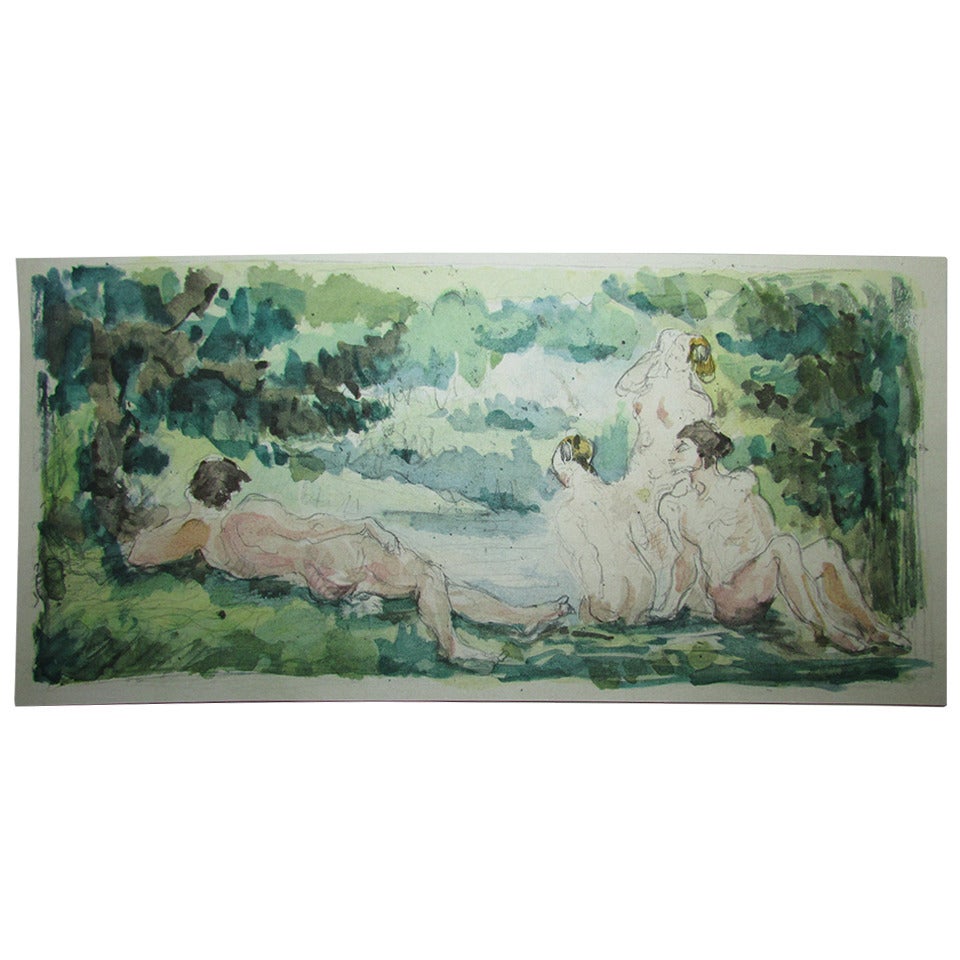 Cezanne - 15 aquarelles en fac-similé - Jacomet - 1ère édition limitée 72/225