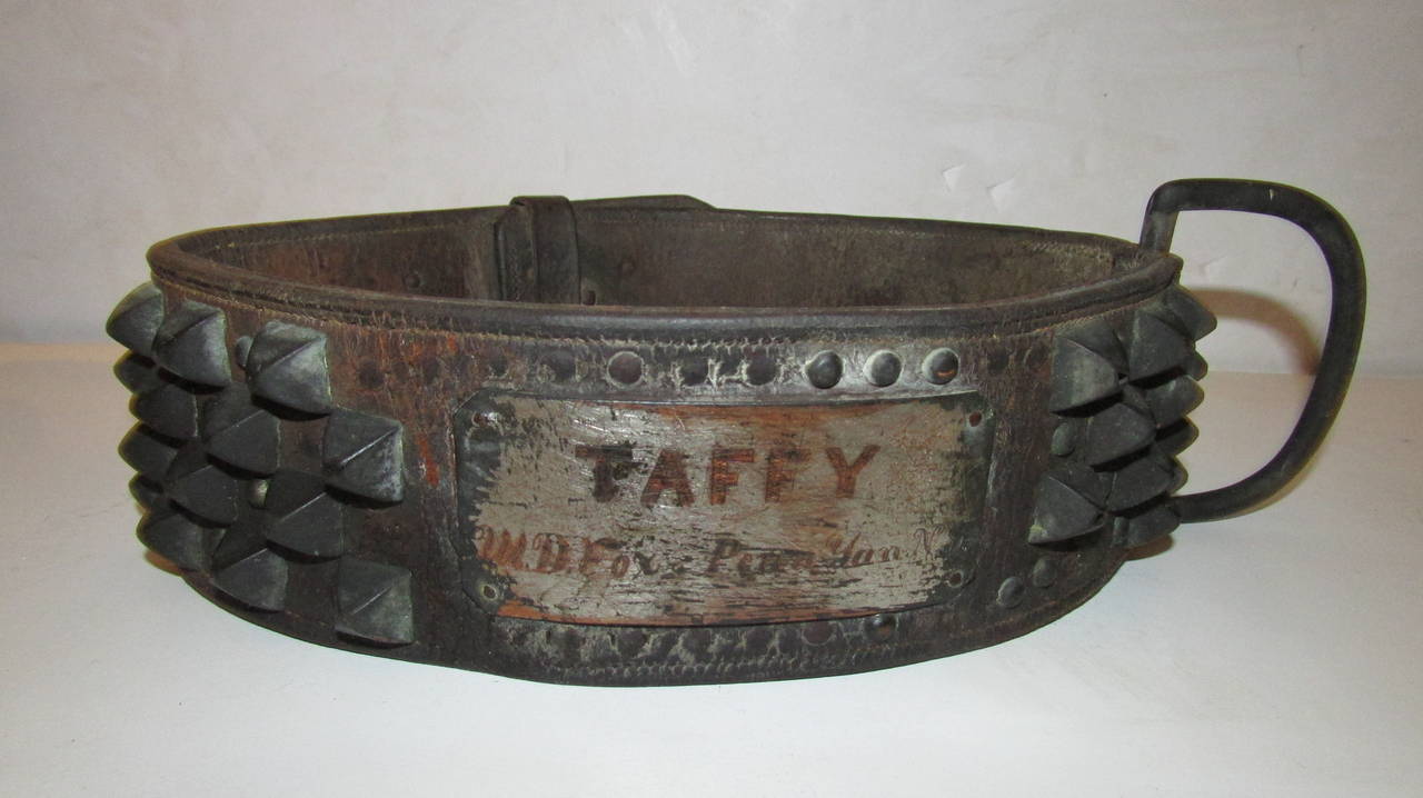 antique dog collars