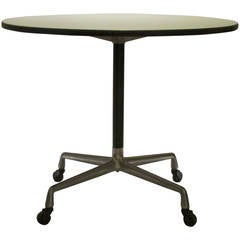 Eames Aluminum Group Pedestal Dining Table for Herman MiIler