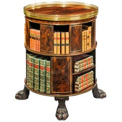 Antique Circular Bookcase