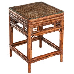 Antique stool or table