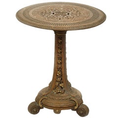 Antique conservatory table